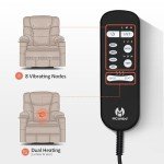 MCombo Dual Motor Lift Chair with Massage & Heat