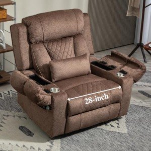 JUUXO Power Lift Recliner with Heat & Massage