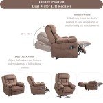 JUUXO Power Lift Recliner with Heat & Massage