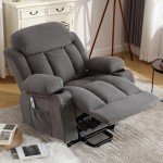 Electric Lift Recliner Chair with Massage and Heat