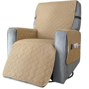 Waterproof Nonslip Recliner Lift Chair Cover (Tan)