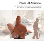 JIKFRIMA Lay Flat Lift Recliner with Massage & Heat