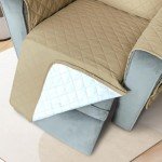 Waterproof Nonslip Recliner Lift Chair Cover (Tan)