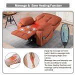 JIKFRIMA Lay Flat Lift Recliner with Massage & Heat