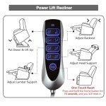 JIKFRIMA Lay Flat Lift Recliner with Massage & Heat