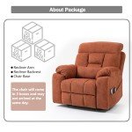 JIKFRIMA Lay Flat Lift Recliner with Massage & Heat