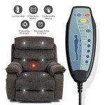 Extra Wide Power Lift Chair with Massage & Heat