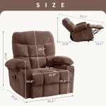 BOSMILLER Power Lift Recliner with Massage & USB