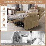 Triple Motor Power Lift Recliner Chair for Elderly
