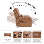 Electric Lift Recliner Chair with Massage & Heat