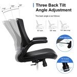 Tall Office Chair with Foot Ring and Recline