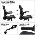 Tall Office Chair with Foot Ring and Recline