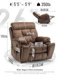Oversized Power Lift Recliner with Massage & Heat