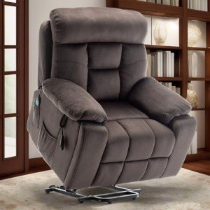 Big and Tall Lift Recliner with Massage & Heat