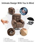 Oversized Power Lift Recliner with Massage & Heat