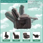 Big and Tall Lift Recliner with Massage & Heat