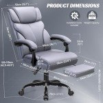 Big & Tall Executive Leather Lift Chair Plus