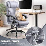 Big & Tall Executive Leather Lift Chair Plus
