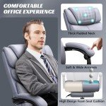 Big & Tall Executive Leather Lift Chair Plus