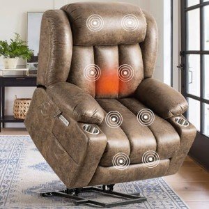 Oversized Electric Power Lift Recliner Chair