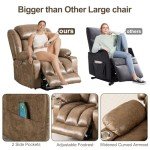 Oversized Electric Power Lift Recliner Chair