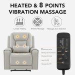 Light Grey Electric Power Lift Recliner Chair