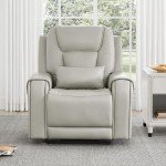 Light Grey Electric Power Lift Recliner Chair