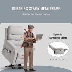 LOUVIXA Power Lift Recliner Chair with Massage