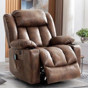 RESTREAL Electric Power Lift Recliner Chair with Massage