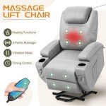 Victone Power Lift Recliner Chair with Massage