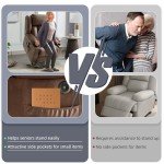 RESTREAL Electric Power Lift Recliner Chair with Massage