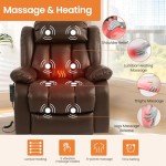 COHOME Dual-Motor Massage Lift Recliner Chair