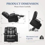 Large Power Lift Chair Recliner with Heat & Massage