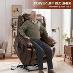 COHOME Dual-Motor Massage Lift Recliner Chair