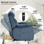 Navy Blue Power Lift Chair Recliner for Adults