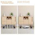 4-Inch Heavy Duty Bed Risers - Set of 8