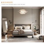 4-Inch Heavy Duty Bed Risers - Set of 8