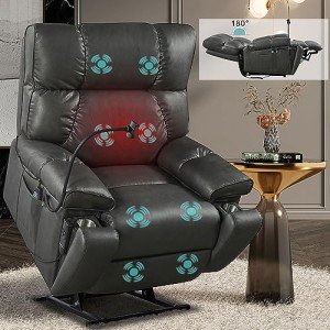 Reclining Lift Chair with Heat and Massage