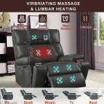 Reclining Lift Chair with Heat and Massage