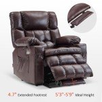 MCombo Dual Motor Lift Recliner with Massage & Heat