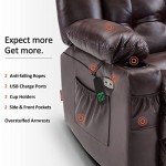 MCombo Dual Motor Lift Recliner with Massage & Heat