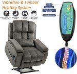 Oversized Lift Recliner Chair with Heat & Massage