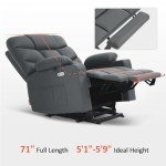 MCombo Power Lift Recliner for Big Seniors