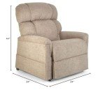Golden Technologies Comforter PR-531 Lift Chair - Sandstorm