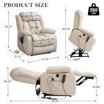 Warm Harbor Dual Motor Lift Chair with Massage