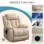 Warm Harbor Dual Motor Lift Chair with Massage