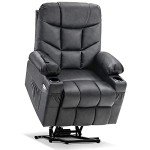 MCombo Power Lift Recliner Chair with USB & Cup Holders