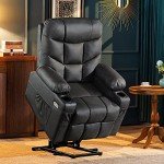 MCombo Power Lift Recliner Chair with USB & Cup Holders