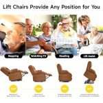 Comfortable Power Lift Chair with Heating and Massage
