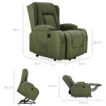 Electric Power Lift Chair with Massage & Heat
